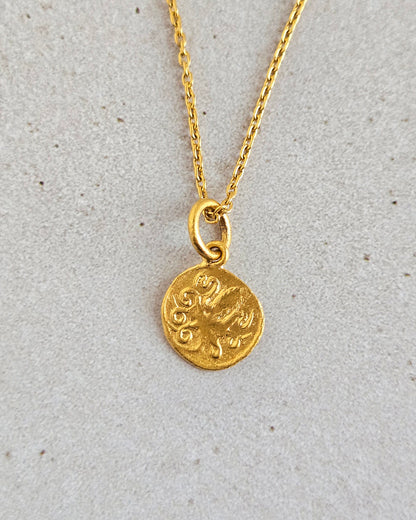 Arethusa Greek Coin Pendant