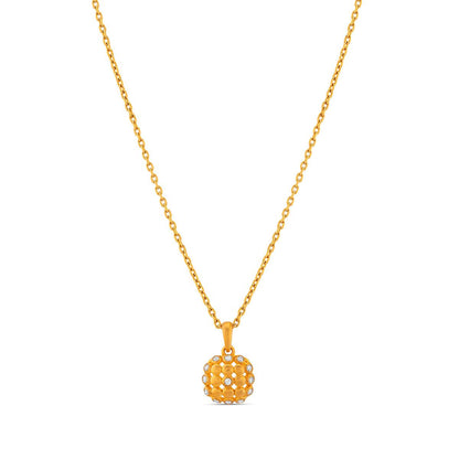 Dotted Lattice Pendant with Diamond