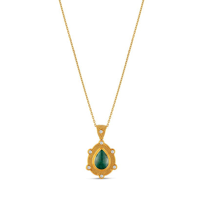 Sophia Emerald Pendant