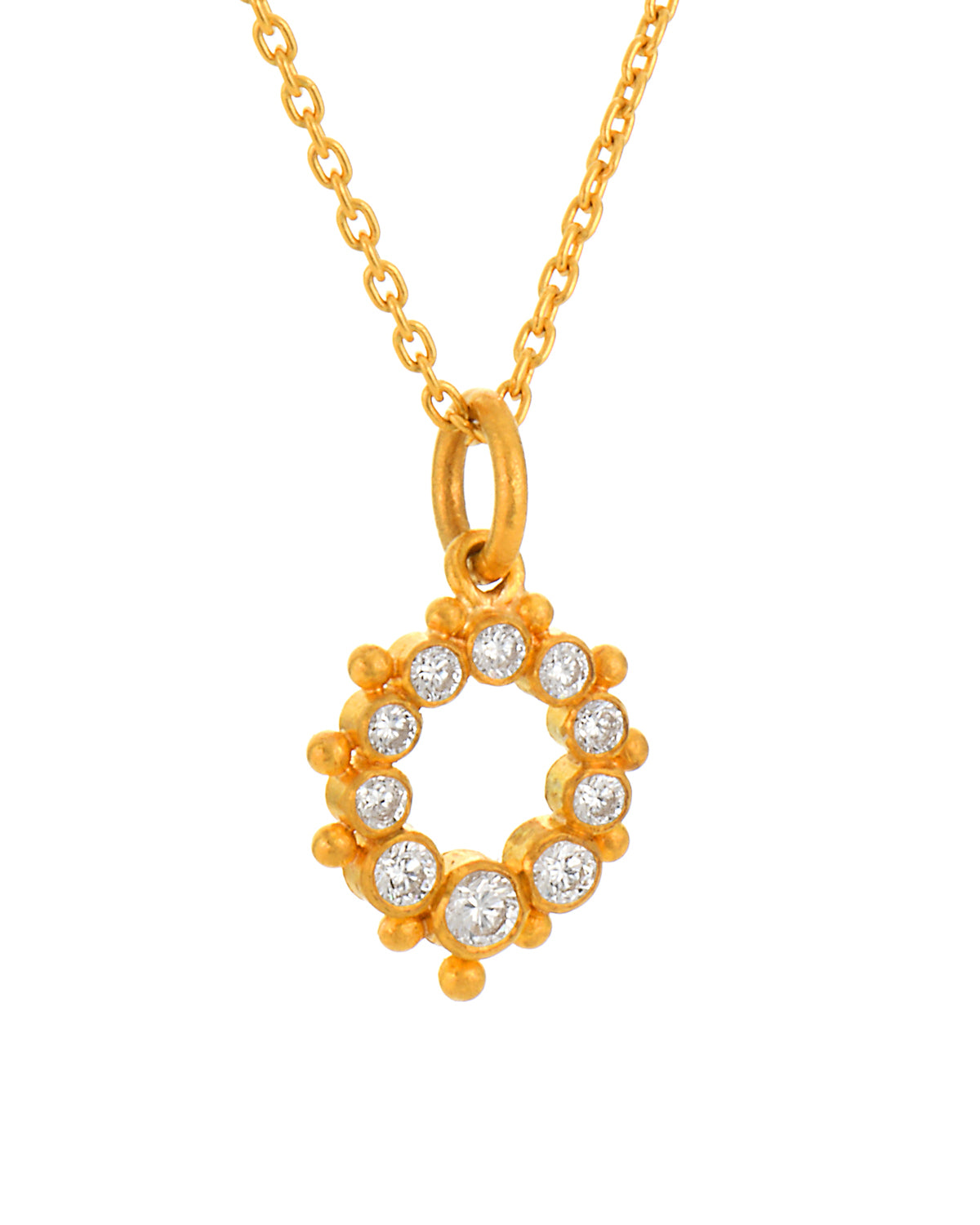 Diamond Halo Pendant