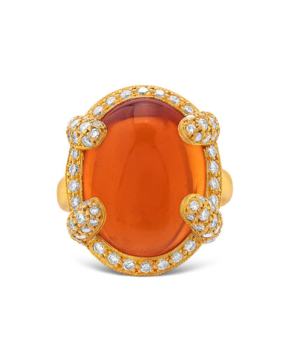 Yellow Topaz Ring